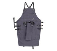 Tablier de jardin avec poches - Chasuble De Cuisine Ajustable Avec Des Poches - Tablier De Récolte À Bretelles Croisées | pour Hommes Femmes Pelouse et Terrasse Cuisine Chef Barbecue et Travail