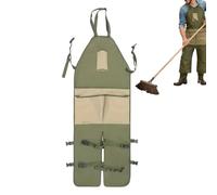 Tablier de Jardin avec Poches | Réglable, Léger Et Durable - Vêtements De Jardin Récolte D'automne | Pour Mère Père Grand-Mère Jardinage Gardens Gardens Entretien Cueillette Taille, Kaki, verwijzen