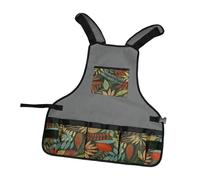 Tablier de Jardin avec Poches,Tablier de Jardinage Renforcé avec Poches | de Travail Léger Polyvalent Robuste pour Jardin Cuisine Barbecue Art Bricolage Peinture