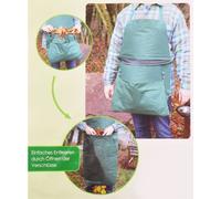 Tablier de jardin Jan vert avec sac poubelle intégré Jardinage Entretien des plates-bandes