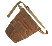 Tablier de jardin pour femme - Ceinture à outils réglable avec poches - Ceinture de travail en toile cirée robuste pour jardinage, construction, plantation