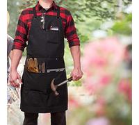 Tablier de jardin, Travail de Réglable Tissu d'Oxford de Tablier Multifonctionnel de Jardinage de Poches Multiples Grand, Tablier de Stockage de Travail Résistant Avec des Poches à Outils rég