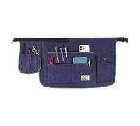 Tablier De Jardin, Utilitaire Multi-poches, Denim, Tablier De Serveur Avec Fermeture À Boucle Et Pochette À Billets Zippée, De Serveuse Noirs, Taille Réglable, Pour La Cuisine, Les Grillades,