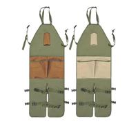 Tablier de jardinage - Conception en tissu imperméable, sangle réglable, tablier léger et portable, rangement multi-poches | Idéal pour les adultes hommes dames maman papa grand-mère jardinier récolte