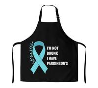 Tablier De Jardinage Je Suis Conscient De La Maladie De Parkinson. Je Ne Suis Pas Ivre. Étanche Professionnel Tabliers Avec De Longues Lanières Tablier Cuisine Pour Cuisson Cuisine