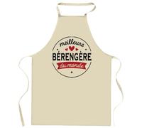 Tablier de la Meilleure Bérengère du monde 1- Apron - Idée Cadeau Tablier Personnalisable Anniversaire Fête Original Famille Travail Départ Collègue Retraite Noël.