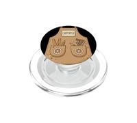 Tablier de Menuisier Amusant et Mignon pour Le Travail du Bois PopSockets PopGrip pour MagSafe