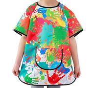 Tablier de Peinture pour | Blouse Artistique pour - Veste Imperméable Activités Créatives 3-12 Ans Pour École Maternelle Maison Cuisine Extérieur Garçons Filles, Taille moyenne, Se référer à la