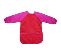 Tablier de Peinture pour Enfants à Manches Longues et 3 Poches, Blouse imperméable pour Enfants, Robe pour Tout-Petits pour Peindre, Cuisiner, bricoler et Manger