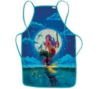 Tablier de peinture 'Sirène magique', poche frontale