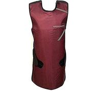 Tablier de plomb 0,5 mm (pb) Protection équivalente pour travail avec machine à rayons X | Tablier en plomb avec cintre robuste pour hôpitaux, laboratoires, maisons de retraite, etc. (Maroon)