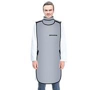 Tablier de protection contre les rayons X avec blindage thyroïde - 0,5 mmPb - Poids léger - Blindage au plomb - Vêtement de protection équivalente pour hôpitaux, laboratoires, maisons de soins - Gris