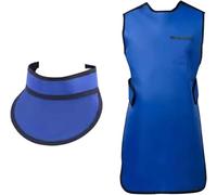 Tablier De Protection Contre Les Rayons X Avec Collier Thyroïdien, Tablier De Radioprotection Pour Hôpitaux Dentaires/Animaux De Compagnie,Tablier De Plomb Pour Adulte Dentiste 0.5mmPb,100x60cm