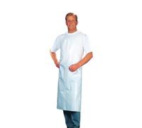 Tablier De Protection En PE - Blanc - 125x76 Cm