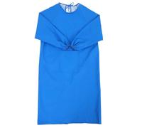 Tablier de Protection Imperméable à Manches Longues Bleu Unisexe | Tissu Imperméable, Protection L’huile, Coupe Réglable, pour Ménage et Jardinage, Bleu Clair