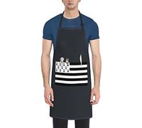 Tablier De Restaurant Drapeau De La Bretagne Imprimée Tablier Unique Tabliers De Couple Réglable Tablier Homme pour Cadeaux, Party, Barbecue, 70X84Cm