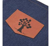 Tablier de Salon de coiffure et de coiffure, Cape de teinture et de coupe, Jean noir pour le lavage des cheveux