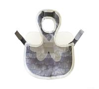 Tablier de selle de poulet réglable, gilet de protection du dos de poule respirant pour éviter les dommages causés par l'accouplement des coqs, bouclier imperméable pour la repousse des plumes (foncé)