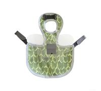 Tablier de selle de poulet respirant avec protège-ailes, gilet de protection du dos de poule pour la repousse des plumes et bouclier contre les blessures, harnais d'accouplement de coq réglable pour