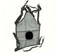 Tablier de séparation pour chèvre, harnais ventral 64,5 x 36 cm pour boucs, maille respirante, jupe d'empêchement d'accouplement, sangle réglable, noir