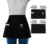 Tablier de serveur noir avec poches - résistant et pratique Vendos85