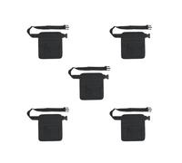 Tablier de service réutilisable pour bars, jardinage, KTV, Lot de 5 (noir), 20cmx25cm