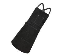 Tablier de soudage durable conçu pour les professionnels, résistant à la chaleur et aux flammes, avec plusieurs poches pour le rangement des outils, tablier en cuir robuste