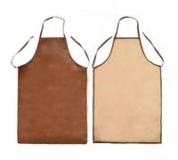 Tablier de soudage en polyuréthane avec isolation thermique, ignifuge, résistant aux acides et aux alcalins, vêtements de travail pour soudeur, coupe, cuisine, lavage, atelier, utilisation 116 x 63 cm