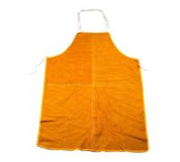 Tablier de soudage en PU for hommes, bavoir de forgeron résistant à la chaleur avec sangles réglables(70X100cm)