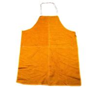 Tablier de soudage en PU résistant à la chaleur et aux flammes, bavoir de protection robuste anti-étincelles for hommes(60x90cm)