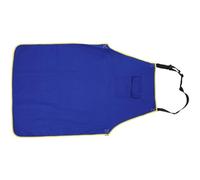 Tablier de soudage ignifuge robuste, sangles réglables, poche de poitrine pour le travail du métal et l'équipement de coupe, tablier de travail ignifuge lavable