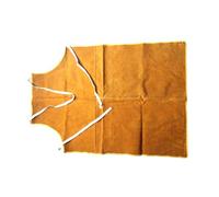 Tablier de soudage robuste en cuir flammé, 28" x 39", surdimensionné, résistant à la chaleur pour le travail du métal, le meulage, la découpe et le forgeage, tablier d'atelier