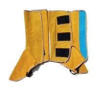 Tablier de Soudure, Spatules de soudage en cuir à deux couches, chaussures de Protection, couvre-pieds, Leggings de bottes ignifuges, couvre-pieds de soudeur