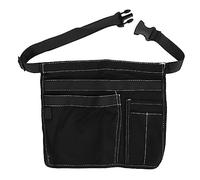 Tablier de Taille pour Outils de Jardinage, Tissu Oxford Durable, Poches Multiples, Sac Ceinture réglable, travaux de Jardinage [Hommes Femmes] (Noir)