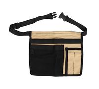 Tablier de Taille pour Outils de Jardinage, Tissu Oxford Durable, Poches Multiples, Sac Ceinture réglable, travaux de Jardinage [Hommes Femmes] (Kaki et Noir)