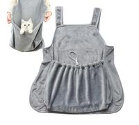 Tablier de transport pour chat, porte-animal de compagnie pour chat, résistant aux rayures, accompagnement doux | Doux et douillet: avec son sac de transport mains libres pour petits chiens, sac de