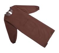 Tablier de Travail Imperméable à Manches Longues, Couverture Complète | Tissu Imperméable, Entretien Facile, Coloris Café, Usage Nettoyage et Jardinage, pour Hommes et Cuisiniers