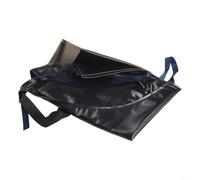 Tablier de travail imperméable en PVC noir résistant à l'huile et aux taches avec col suspendu pour la maison, le jardin, les agriculteurs, le marché des fermiers, les tâches de nettoyage pour un