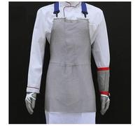 Tablier De Travail Résistant Aux Coupures en Maille De Chaîne Bavoir De Sécurité en Acier Inoxydable Anti-Coup De Boucher du Chef, Bavette De Travail De Sécurité 60 * 80cm