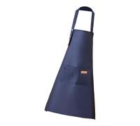 Tablier de travail - Tablier de magasin robuste pour homme, bavoir réglable en toile cirée avec poches, tenue d'atelier de protection pour le travail du bois, le soudage, le garage, les travaux