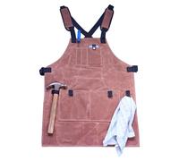 Tablier de travail - Trousse à outils en toile robuste - Tablier de jardin pour la récolte - pour clé, marteau, gants, charpentier, jardinier, femme et homme
