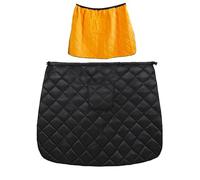 Tablier d'hiver imperméable rembourré pour jambes de moto avec doublure en peluche pour femme Protection des genoux pour l'équitation