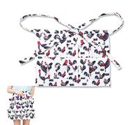 Tablier d'Oeufs de Poulet, Tablier de Collecte D'œufs, Tablier Porte-oeuf de Poule, Tablier à œufs De Ferme, pour Poulailler, Canard, Oie, Œufs Tablier en Toile pour Femme au Foyer avec 12 Poches