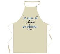 Tablier d'un André qui déchire - Apron - Idée Cadeau Tablier Personnalisable Anniversaire Fête Original Famille Travail Départ Collègue Retraite Noël.