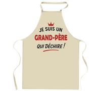 Tablier d'un Grand-père qui déchire 2- Apron - Idée Cadeau Tablier Personnalisable Anniversaire Fête Original Famille Travail Départ Collègue Retraite Noël.