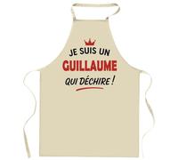 Tablier d'un Guillaume qui déchire 2- Apron - Idée Cadeau Tablier Personnalisable Anniversaire Fête Original Famille Travail Départ Collègue Retraite Noël.