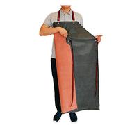Tablier en caoutchouc épais imperméable de 119 x 85 cm, long tablier résistant aux produits chimiques, tablier de travail réglable pour la vaisselle, le nettoyage des poissons, le jardinage, le