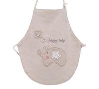 Tablier En Coton Pour Nouveau Né, Couleur Café Clair, Grand Et Fin Pour Bébé, Fournitures Bavoir De Haute Qualité, Printemps Et Été