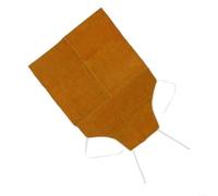 Tablier en cuir de vachette pour soudeur 65x95cm résistant à la chaleur | Split Cowhide, Adjustable Neck/Waist Straps, Protects Against Sparks, for Welding Forgery Carpentry