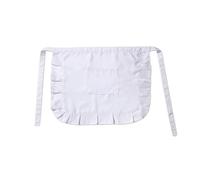 Tablier en Dentelle 1 Pièce, Demi-Tablier, Tablier Réglable, Tablier à Volants, Tablier De Restaurant, Tablier De Chef, Tablier Blanc, Tablier De Cuisine, Adapté à La Maison, Au Restaurant, Au Café
